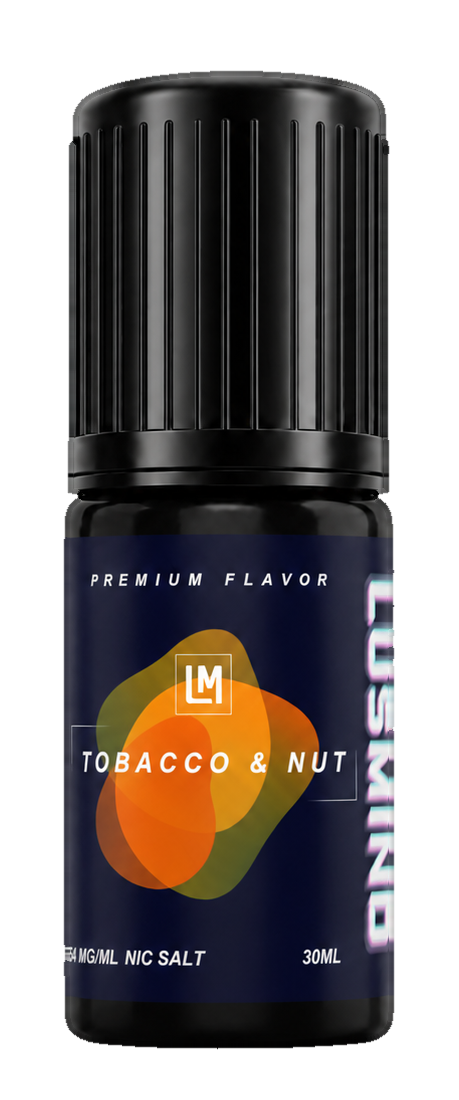 Lusmind Tobacco & Nut e-liquid bottle